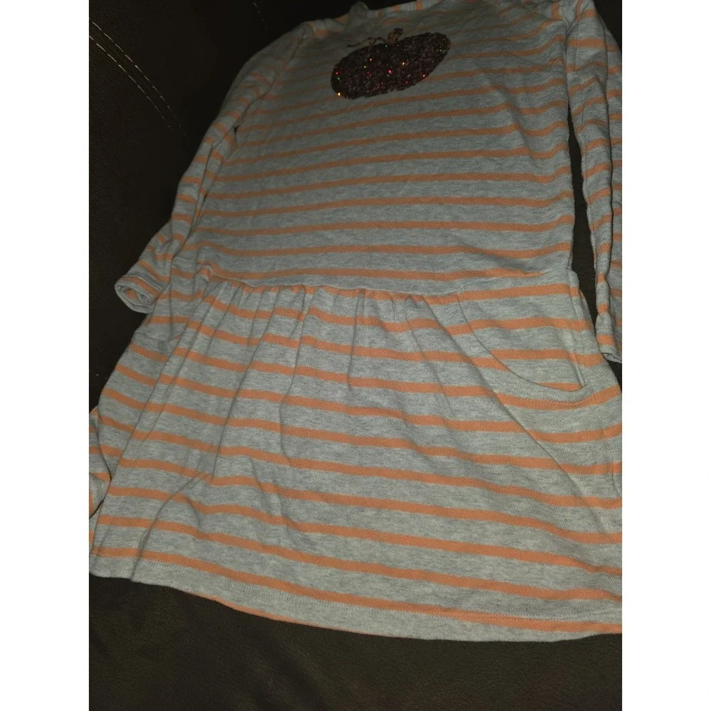 Gymboree fall autumn Halloween sparkle pumpkin dress size 12